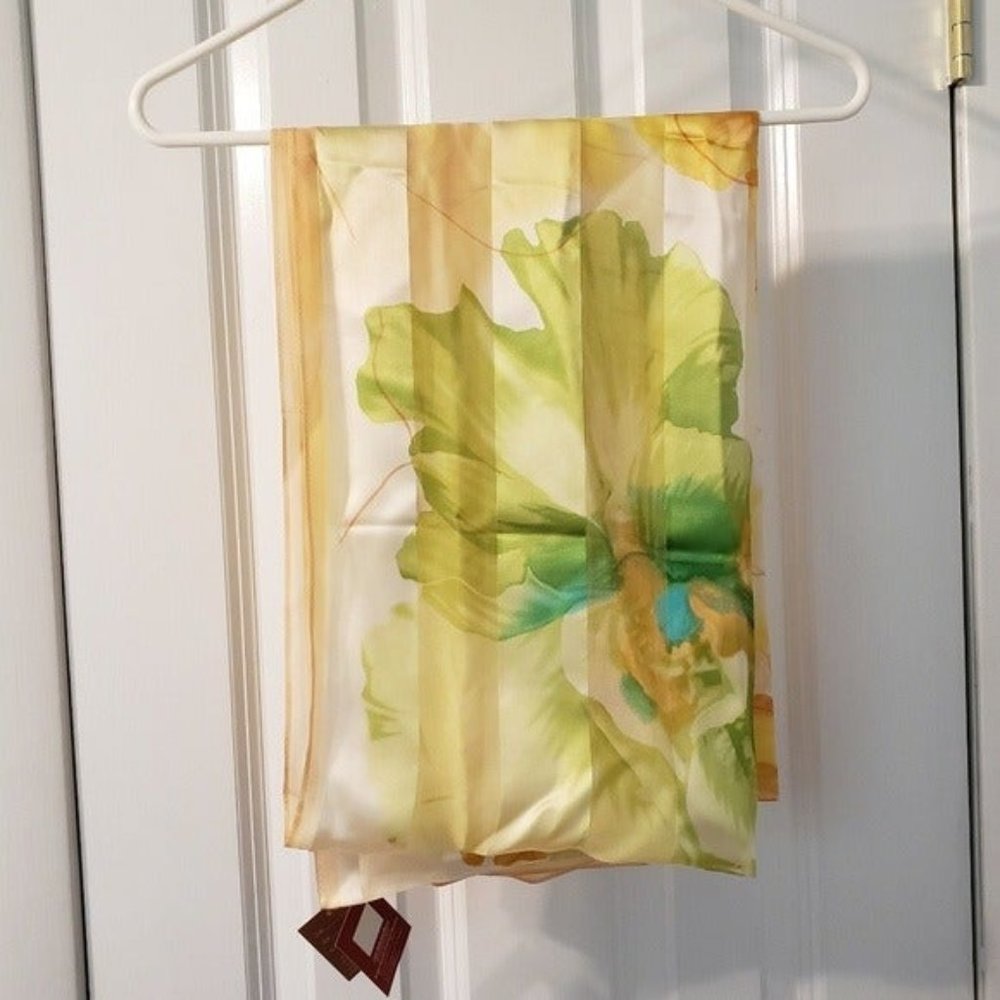 Floral Silk Scarf